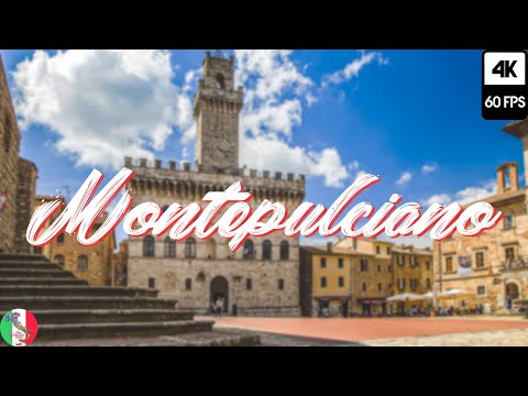 【4K】 MONTEPULCIANO Walking Tour Subtitled Guide