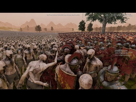 1,000,000 Zombies vs 400,000 Romans | UEBS 2 Epic Battle