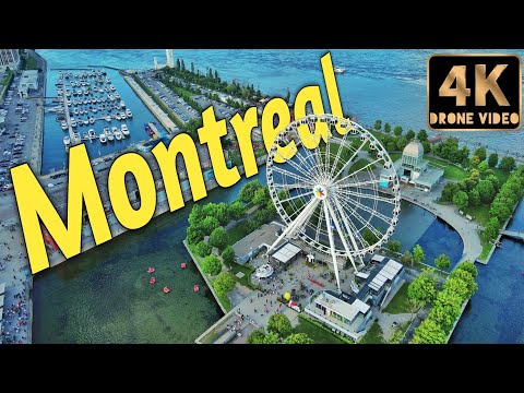 Montreal, Québec, Canada 4k Drone