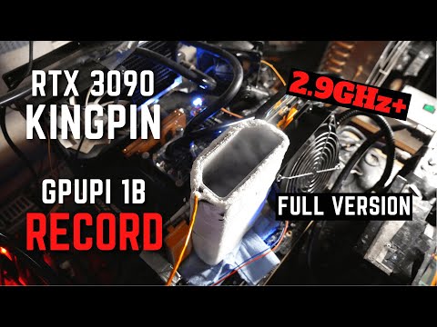 EVGA RTX 3090 K|NGP|N BREAKS the 2.9GHz GPU Frequency Barrier on LN2 [FULL VERSION]