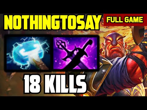 World Rank 1 NothingToSay MID Ember spirit OWNAGE vs Batrider - COOL Plays GG in 24 minutes
