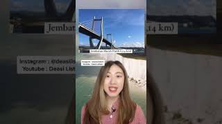 Download lagu 10 JEMBATAN PALING PANJANG DI INDONESIA mp3