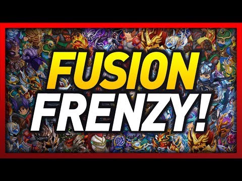 Knights and Dragons - FUSING TONS OF SHADOWFORGED ARMORS!! HUGE FUSION FRENZY!