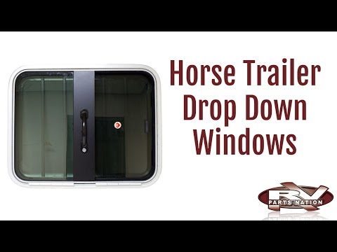 Horse Trailer Drop Down Window
