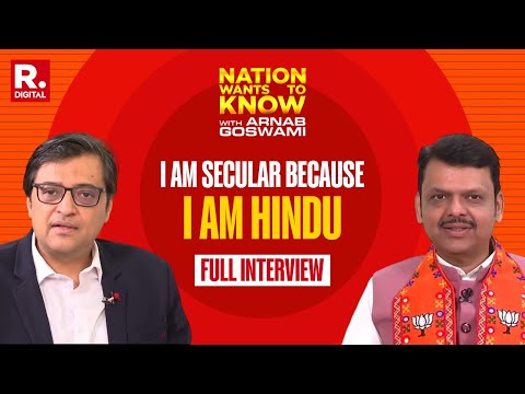 Maharashtra CM Devendra Fadnavis On Nation Wants To Know With Arnab Goswami | Republic TV
