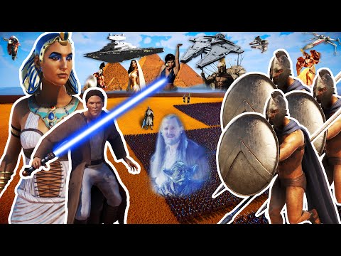 23 MILLION SPARTANS vs 150,000 JEDI KNIGHTS + 1,500 CLEOPATRA | UEBS 2