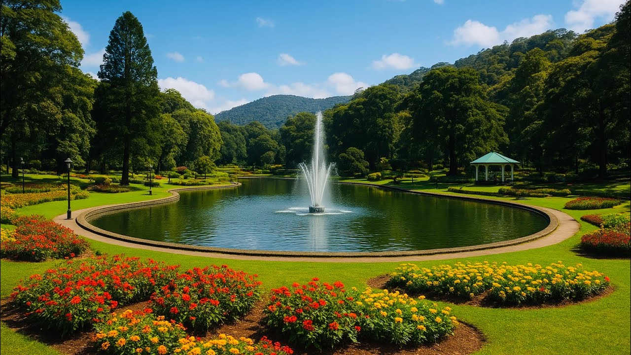 Embark on an enchanting walking tour at Victoria Park.