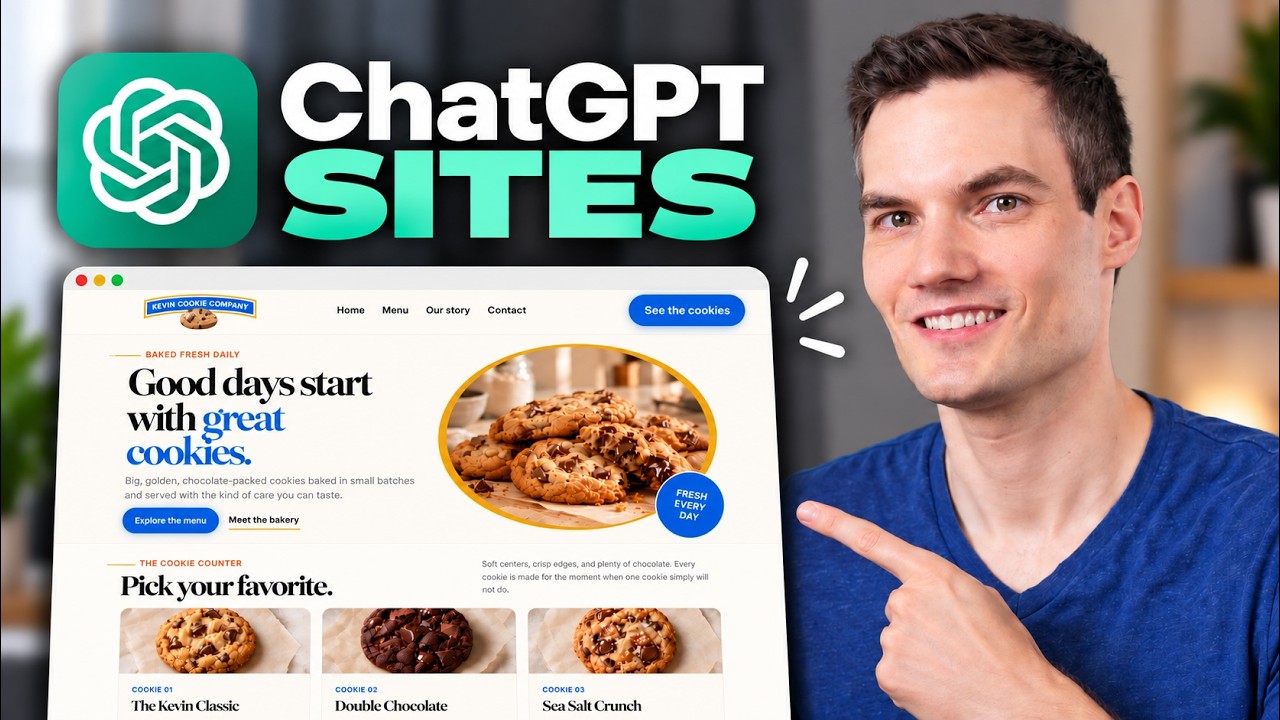 ChatGPT Sites Tutorial: How to Build a Website