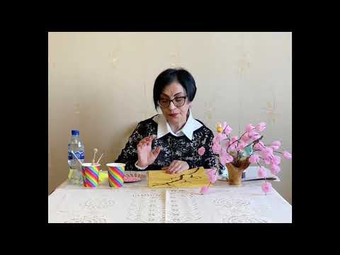 Нетрадиционная техника рисования «Ветка сакуры»