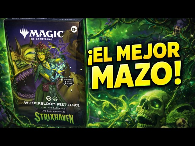 Vídeo relacionado con Mazo de Commander de Secretos de Strixhaven, de Magic: The Gathering - Pestilencia de Flosmarcitus (Versión en Español)