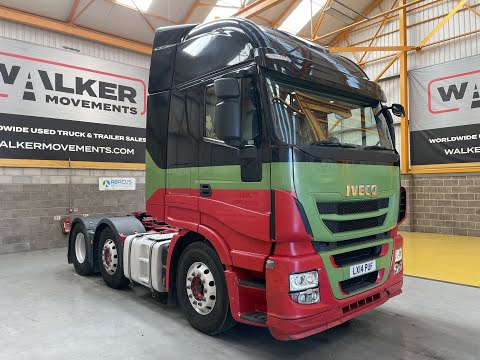 New In Stocklist For Sale: IVECO STRALIS HI WAY 480 *EURO 6*, 6X2 TRACTOR UNIT – 2014 – LX14 PUF