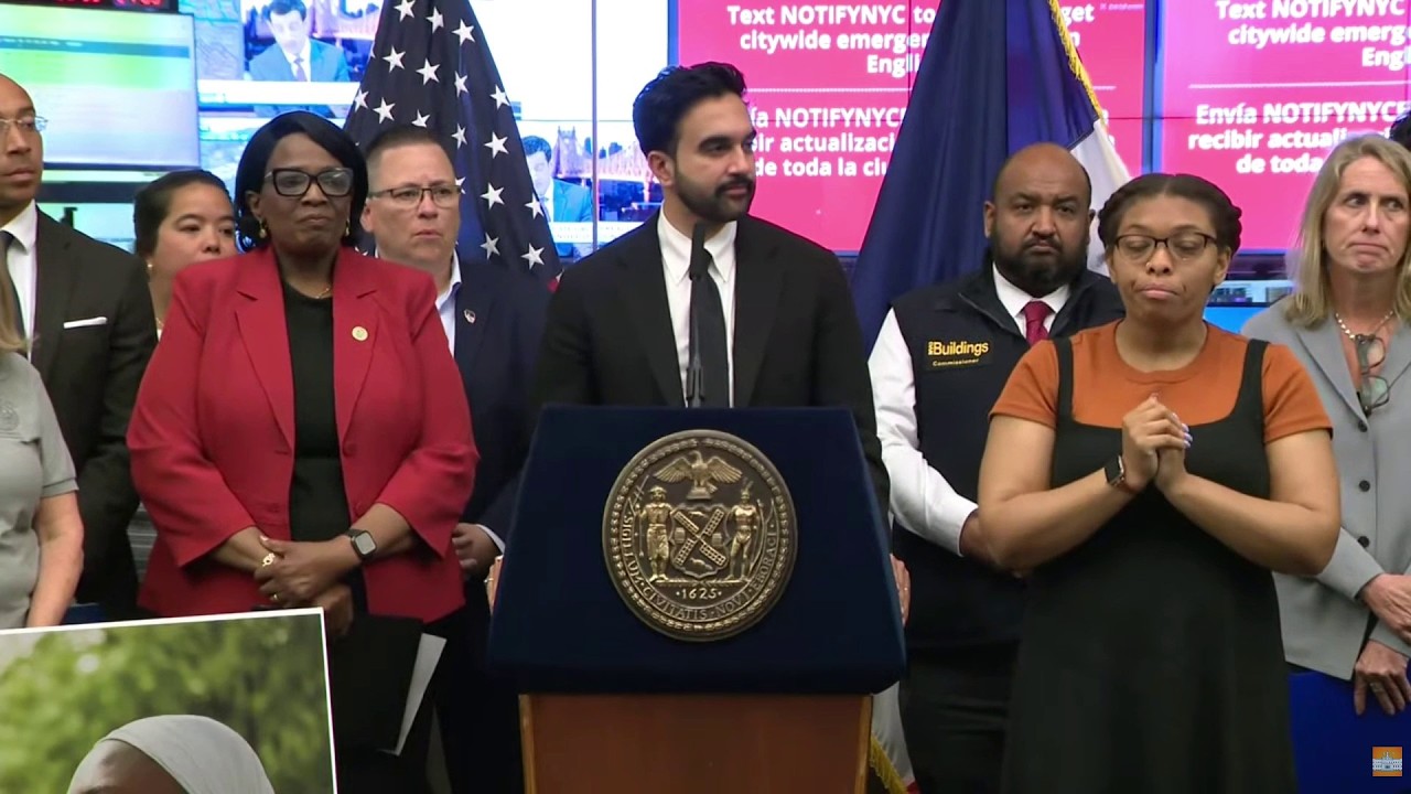 Mamdani talks rumored Taylor-Travis wedding at MSG, World Cup & July 4 celebrations amid heat wave