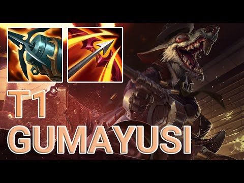 T1 Gumayusi Twitch ADC VS Xayah | KR Challenger Patch 13.9