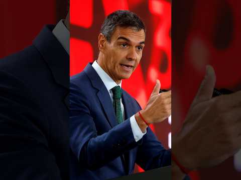 SÁNCHEZ reclama “un nuevo CONTRATO SOCIAL” para abordar la IA #shorts
