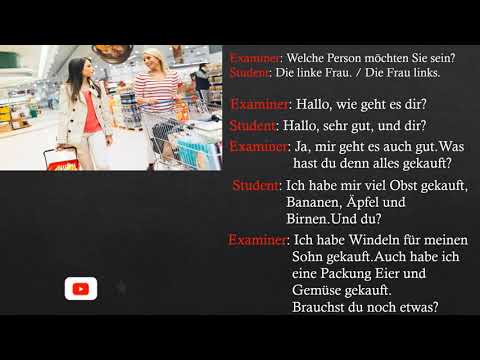 ÖSD A1 │ SPRECHEN │ SPEAKING TASK 3 (DIALOG / DIALOGUE) (Example Nr.10)