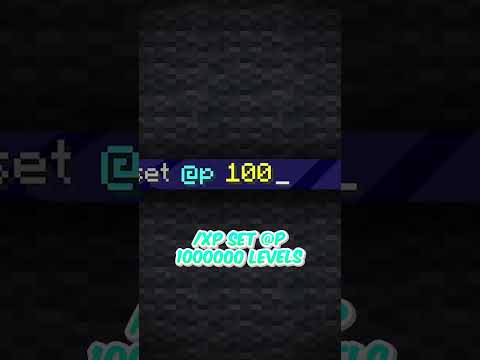 GET AN ENDLESS NUMBER OF LEVELS #minecraft #command #tutorial #shorts