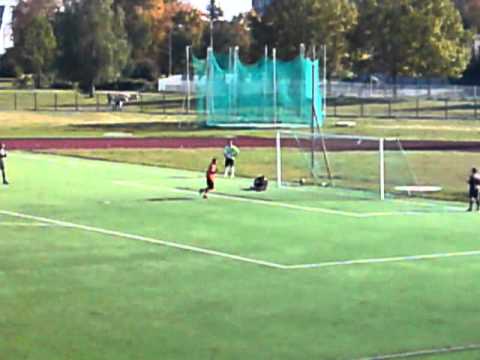 Maksims Ladigins penalty shot FC "Salaspils" - "Ogres SC/FK-33"