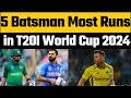 5 Batsman who can score most runs in T20I World Cup 2024 | Virat Kohli, Babar Azam, David Warner