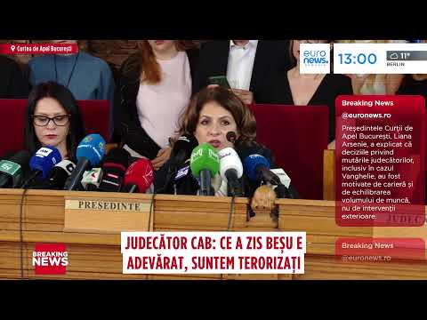 Conferința de presă a Curții de Apel București, după documentarul Recorder, „Justiție capturată”