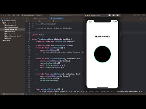 Basic UIView Animation Swift #3