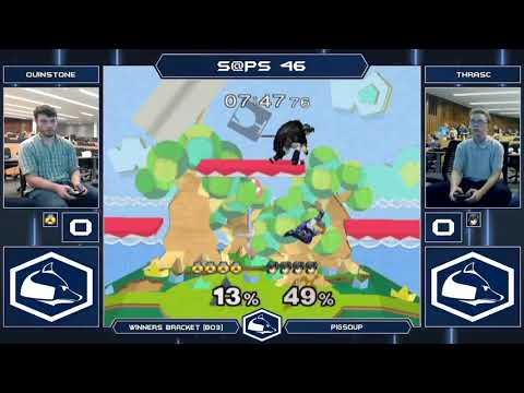 S@PS 46 Melee Singles - Quinstone (Sheik) vs Thrasc (Marth) - Winners Bracket