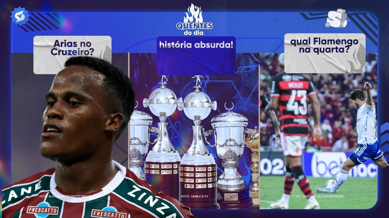 ARIAS NO CRUZEIRO? QUAL FLAMENGO VEM A BH?