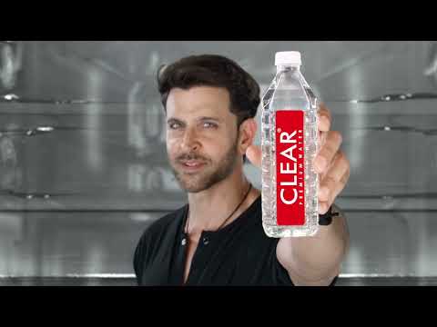 Clear Mineral Water Bottle