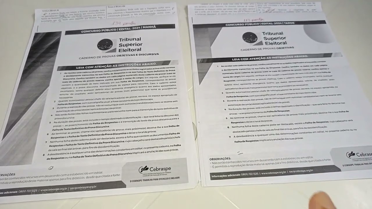Minhas Provas do Concurso TSE 2024: Desafios e Reflexões Sobre Concursos Públicos! 📝💡📚🎯