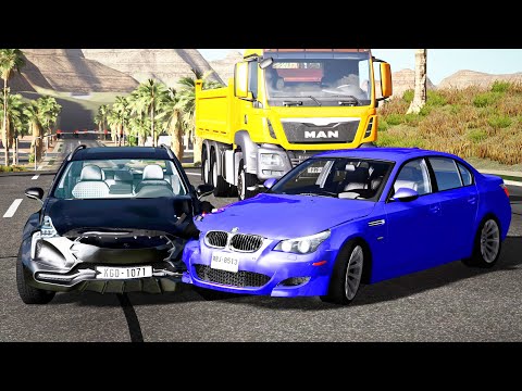 High Speed Intersection Crashes - BeamNG.Drive| BeamNGTV