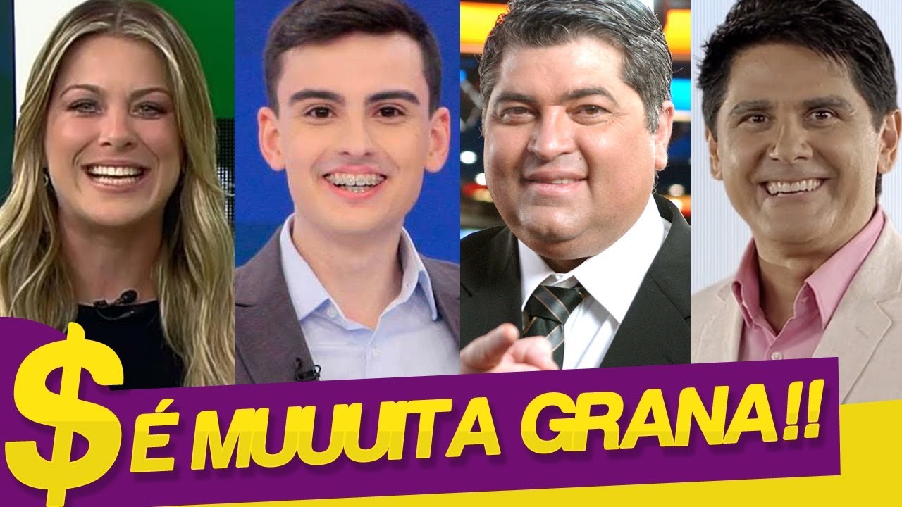 SE SURPREENDA COM O SALÁRIO DE DUDU CAMARGO E DE VÁRIOS APRESENTADORES DA TV