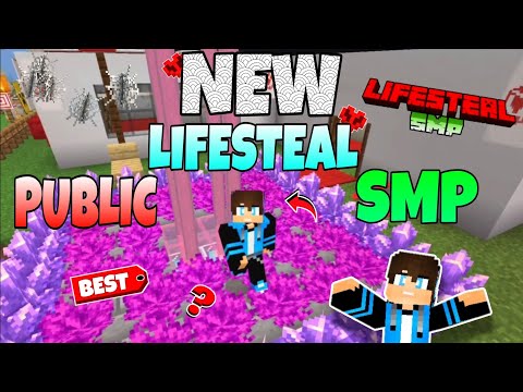 Lifesteal SMP Server Minecraft PE 1.20* | Join Now for 24/7 Fun!