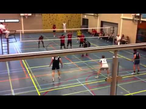 3de set halve finale beker civitas - vught