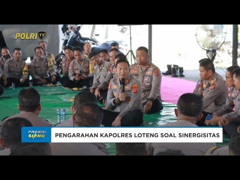 KAPOLRES LOMBOK TENGAH BERI PENGARAHAN KEPADA BHABINKAMTIBMAS