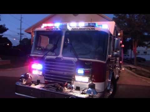 North Arlington Fire Department Engine 2 responding (Q Siren) 10-4-15