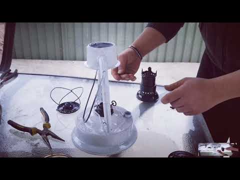 Forgotten Rusty Oil Lamp - Restoration