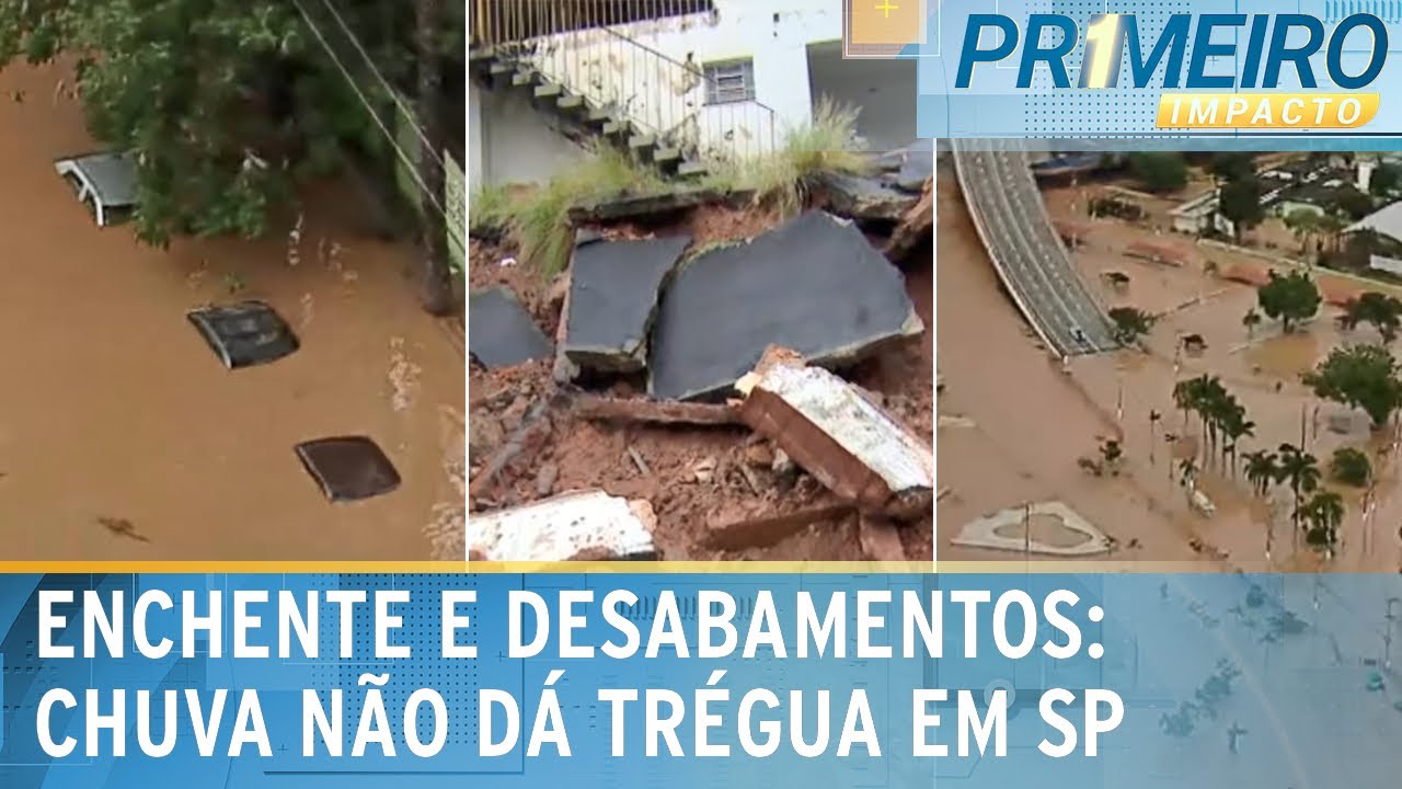 Chuvas intensas causam destruição em SP e Região Metropolitana | Primeiro Impacto (03/02/25)
