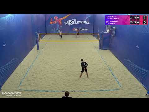 22:10 D. Safonov / R. Voloshchuk - A. Kotelenets / B. Isakov 13.12.2022 | Winners Beach Volleyball