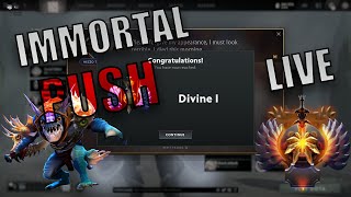 Immortal Push. Must reach Divine 3 today no matter what!!! #dota2 #gaming #gamers