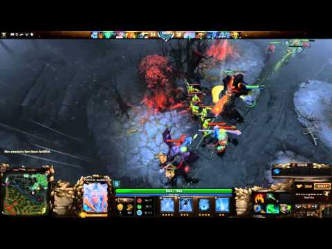 Dota 2: Finally winning a team fight.. and apparently @TheYellowDart is showing his 'badness'.