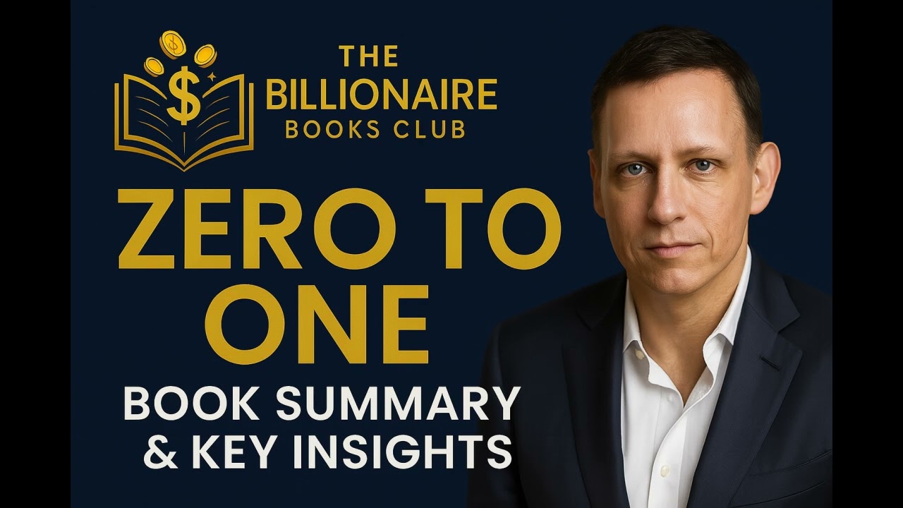 Zero to One Ep. 01 | 3 Revolutionary Startup Lessons from Peter Thiel