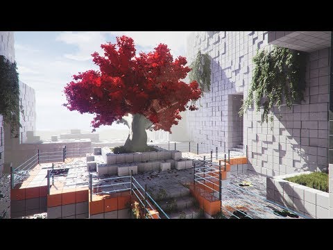 [4K] Q.U.B.E. 2 Xbox One X Enhanced Gameplay QUBE (Quick Understanding of Block Extrusion)