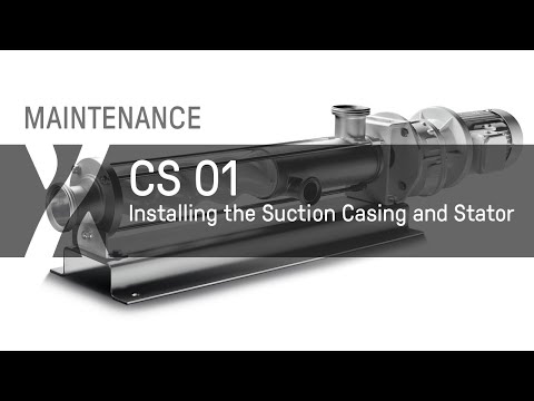 Maintenance: CS - 01 - Installing the Suction Casing and Stator