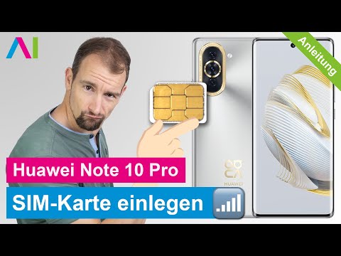 Huawei nova 10 Pro - SIM-Karte einlegen • 🂠 • 📲 • 📡 • Anleitung | Tutorial