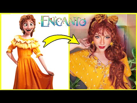 ENCANTO Madrigal Family IN REAL LIFE 🎀 Cartoon Characters vs Reality