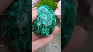 Malachit vajce 180g