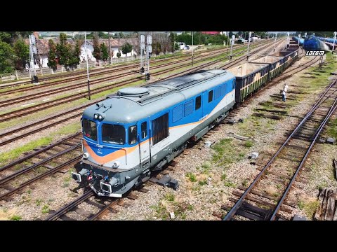 Locomotiva 060-DA 60-0665-9 & Mecanic Super la Manevră în Gara Episcopia Bihor - 21 Iunie 2024