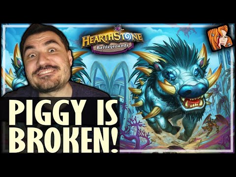THIS PIGGY IS SO BROKEN! - Hearthstone Battlegrounds