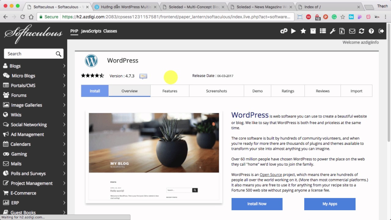 [WordPress Multisite - 1] Cài đặt WordPress Multisite trên host