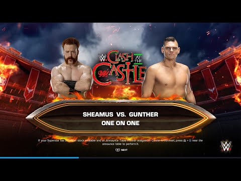 FULL MATCH - SHEAMUS VS GUNTHER | CASH AT CASTLE |