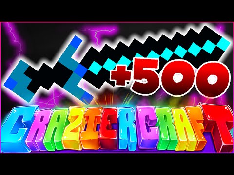 Minecraft CRAZIER CRAFT SMP - "+500 DAMAGE SWORD" - Episode 37